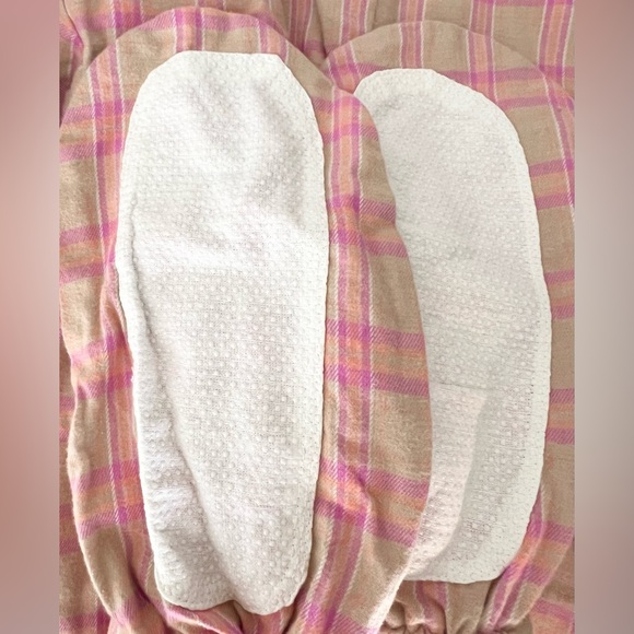 Big Feet adult footed pajamas New with tags size XS peach pink flannel - Picture 6 of 7